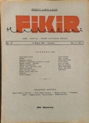Fikir Hareketleri İlmi, İçtimai, Edebi Haftalık Risale 1935 Sayı 87 - Hüseyin Cahid Yalçın - Emile Laborthe NDR92133 - Gökçekoleksiyon