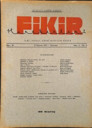 Fikir Hareketleri İlmi, İçtimai, Edebi Haftalık Risale 1935 Sayı 90 - Hüseyin Cahit Yalçın - Charles Turgeon NDR92119 - Gökçekoleksiyon