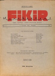 Fikir Hareketleri İlmi, İçtimai, Edebi Haftalık Risale 2 Kasım (Teşrinisani) 1933 Sayı: 2 - Hüseyin Cahit Yalçın - Anatole France NDR98745 - Gökçekoleksiyon