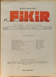 Fikir Hareketleri İlmi, İçtimai, Edebi Haftalık Risale 20 Aralık (Kanunuevvel) 1934 Sayı: 61 - Hüseyin Cahit Yalçın - Werner Sombart NDR98741 - Gökçekoleksiyon