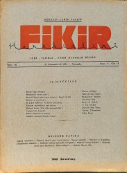 Fikir Hareketleri İlmi, İçtimai, Edebi Haftalık Risale 27 Aralık (Kanunuevvel) 1934 Sayı: 62- Hüseyin Cahit Yalçın - Werner Sombart NDR98763 - Gökçekoleksiyon