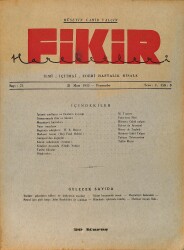 Fikir Hareketleri İlmi, İçtimai, Edebi Haftalık Risale 28 Mart 1935 Sayı: 75 - Hüseyin Cahit Yalçın - Tullio Murri NDR98750 - Gökçekoleksiyon