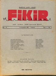 Fikir Hareketleri İlmi, İçtimai, Edebi Haftalık Risale 29 Kasım (Teşrinisani) 1934 Sayı: 58 - Hüseyin Cahit Yalçın - Werner Sombart NDR98795 - Gökçekoleksiyon