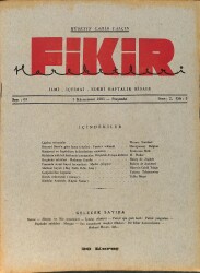 Fikir Hareketleri İlmi, İçtimai, Edebi Haftalık Risale 3 Ocak (Kanunisani) 1935 Sayı: 63 - Hüseyin Cahit Yalçın - Werner Sombart NDR98762 - Gökçekoleksiyon
