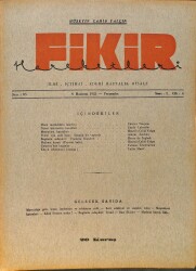 Fikir Hareketleri İlmi, İçtimai, Edebi Haftalık Risale 6 Haziran 1935 Sayı: 85 - Hüseyin Cahit Yalçın - Charles Turgeon NDR98801 - Gökçekoleksiyon