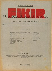 Fikir Hareketleri İlmi, İçtimai, Edebi Haftalık Risale 7 Mart 1935 Sayı: 72 - Hüseyin Cahit Yalçın - Tullio Murri NDR98753 - Gökçekoleksiyon