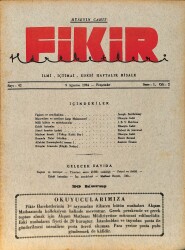 Fikir Hareketleri İlmi, İçtimai, Edebi Haftalık Risale 9 Ağustos 1934 Sayı: 42 - Hüseyin Cahit Yalçın - Anatole France NDR98764 - Gökçekoleksiyon