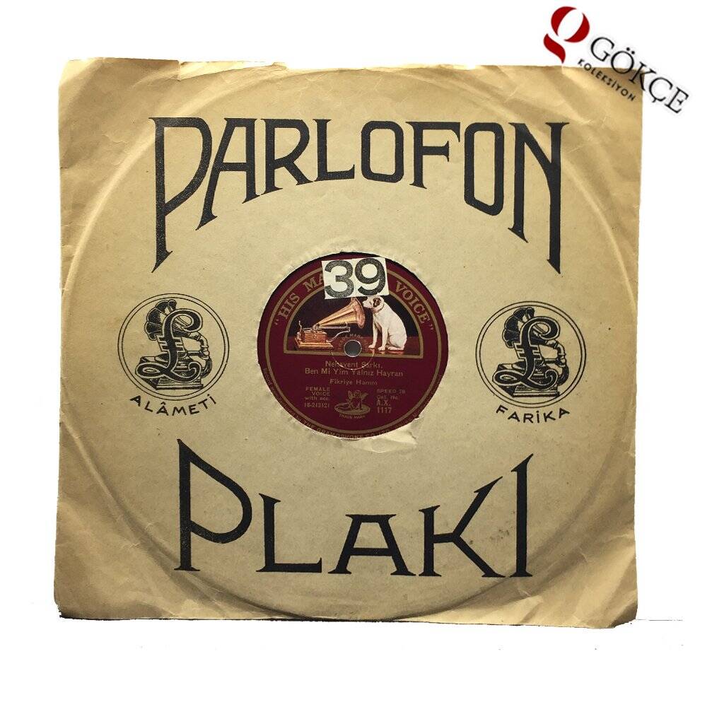 Fikriye Hanım - Ben Miyim Yalnız Hayran Taş Plak 1010 ÇİL (Y)PLK1287 - 3