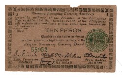Filipinler 10 Peso 1944 ÇT YKP4589 - 1