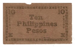 Filipinler 10 Peso 1944 ÇT YKP4589 - 2