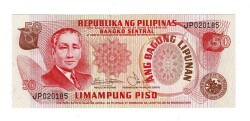 Filipinler 50 Peso 1969 ÇİL YKP6633 - Gökçekoleksiyon