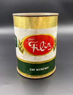 Filiz Çay Kurumu Boş Teneke Kutu (250 gr) AOB3174 (N) - 1