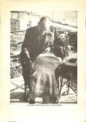 Film Radyo Televizyon ile Eğitim Merkezi – Atatürk Fotoğraf Sayfaları Atatürk Floryada Kılıç Alinin Evinde KRT19796 - Gökçekoleksiyon