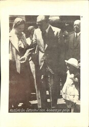 Film Radyo Televizyon ile Eğitim Merkezi – Atatürk Fotoğraf Sayfaları Atatürkün İstanbulun Ankaraya Gelişi KRT19747 - Gökçekoleksiyon