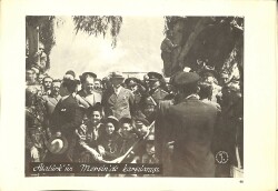 Film Radyo Televizyon ile Eğitim Merkezi – Atatürk Fotoğraf Sayfaları Atatürkün Mersinde Karşılanışı KRT19805 - Gökçekoleksiyon