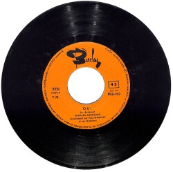 Charles Aznavour - Qui - Je T'attends PLAK (10/5.5) PLK24845 - Gökçekoleksiyon