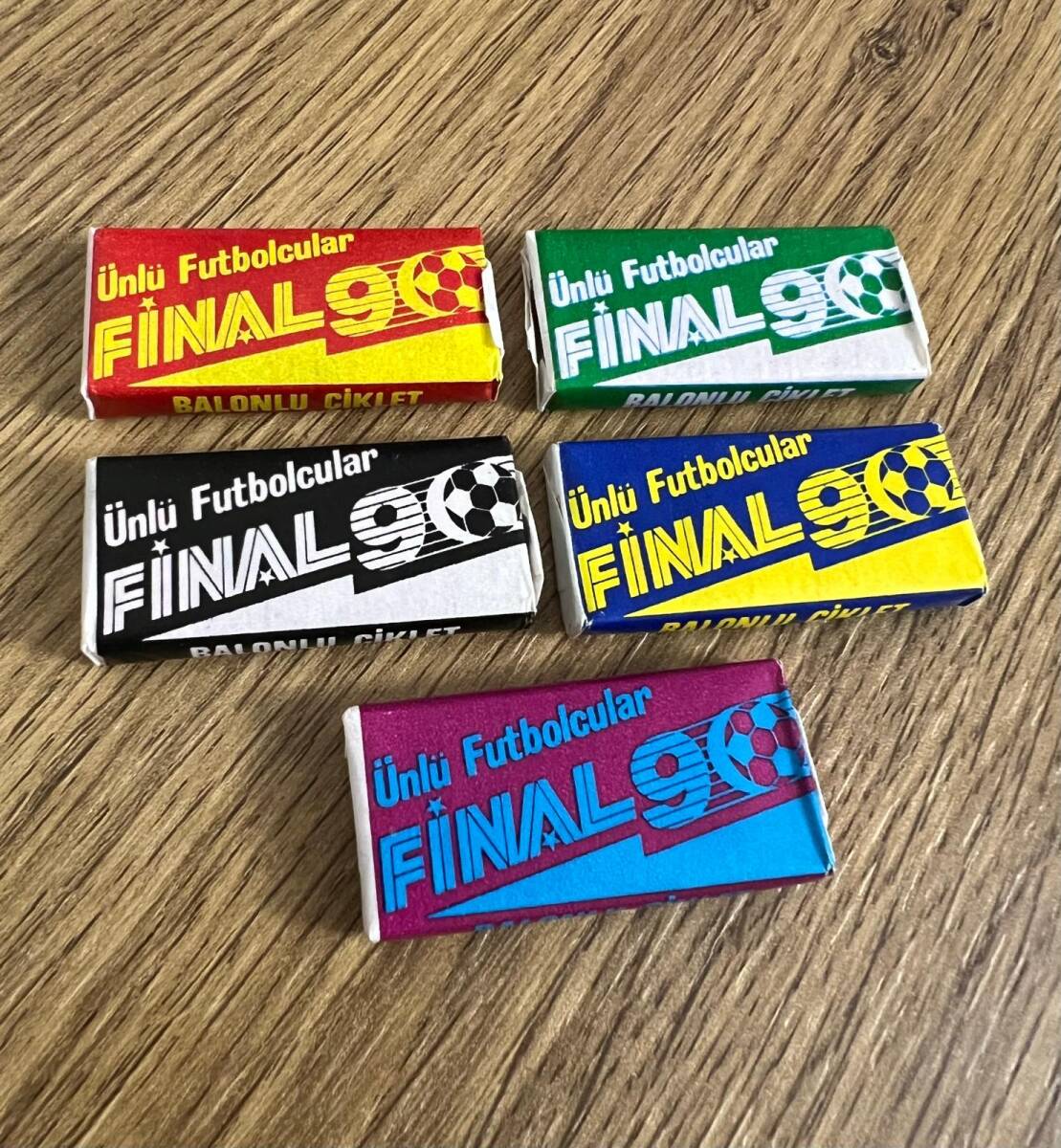 FİNAL 90 (ÜLKER) Ünlü Futbolcular Serisi Ful Set# SKZ1841 - 6