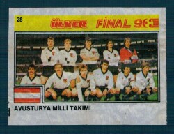 Final 90 (ÜLKER) Ünlü Futbolcular Serisi No 28 # SKZ2334 - 3