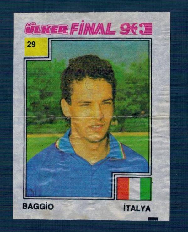 Final 90 (ÜLKER) Ünlü Futbolcular Serisi No 29 # SKZ2335 - 3