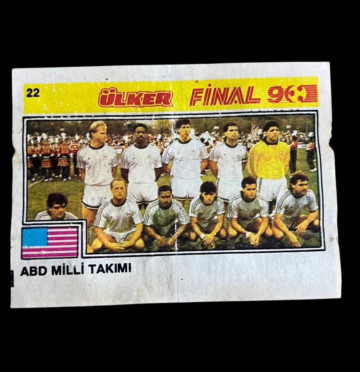 Final 90 (ÜLKER) Ünlü Futbolcular Serisi No 22 # SKZ1929 - 1