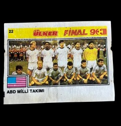Final 90 (ÜLKER) Ünlü Futbolcular Serisi No 22 # SKZ1929 - 3