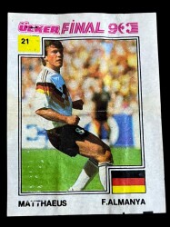 Final 90 (ÜLKER) Ünlü Futbolcular Serisi No 21 # SKZ1928 - Gökçekoleksiyon