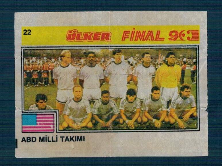 Final 90 (ÜLKER) Ünlü Futbolcular Serisi No 22 # SKZ2332 - 1