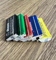 FİNAL 92 (ÜLKER) Ünlü Futbolcular Serisi Beş Farklı Renk Lot# SKZ1918 - 6