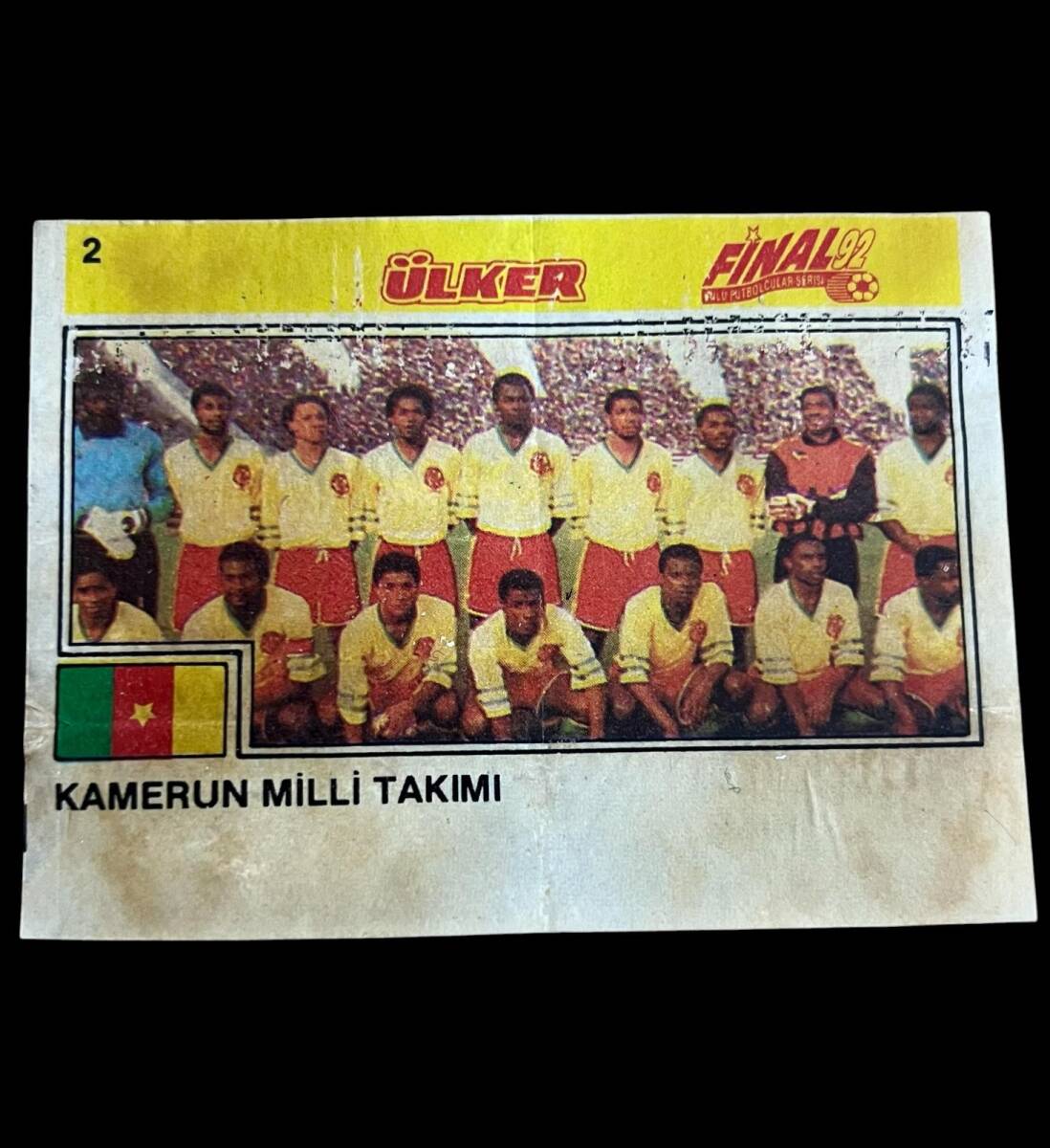 Final 92 (ÜLKER) Ünlü Futbolcular Serisi No 2 # SKZ1932 - 1