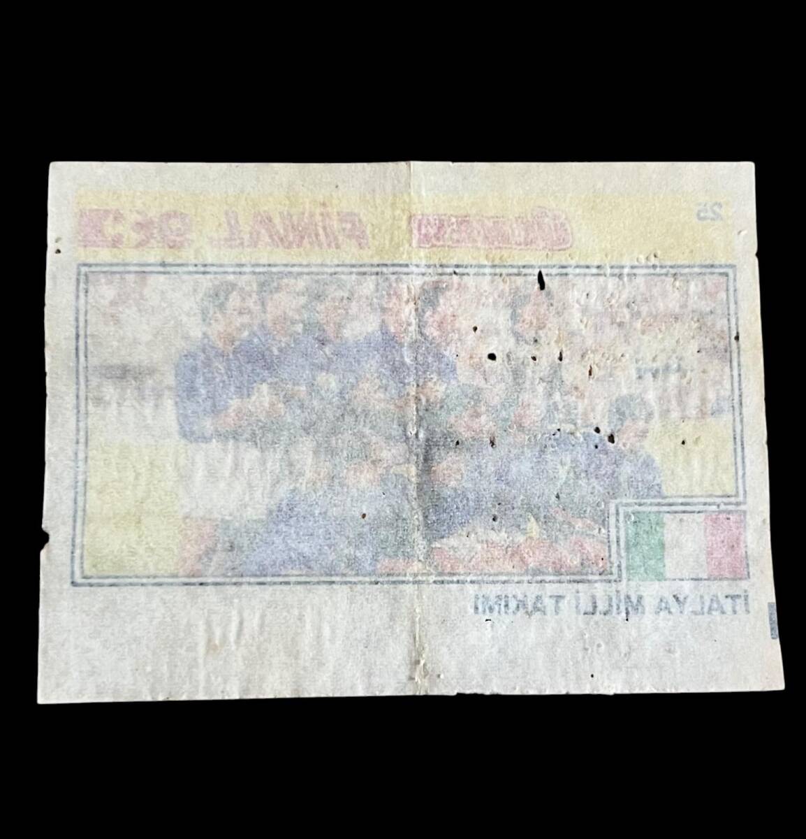 Final 90 (ÜLKER) Ünlü Futbolcular Serisi No 25 # SKZ1925 - 2