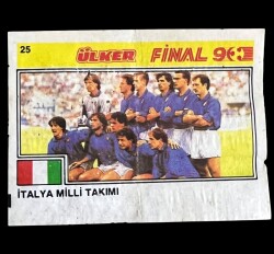 Final 90 (ÜLKER) Ünlü Futbolcular Serisi No 25 # SKZ1925 - 3