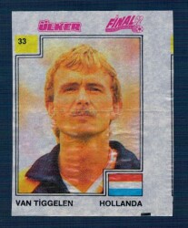 Final 92 (ÜLKER) Ünlü Futbolcular Serisi No 33 # SKZ2337 - Gökçekoleksiyon