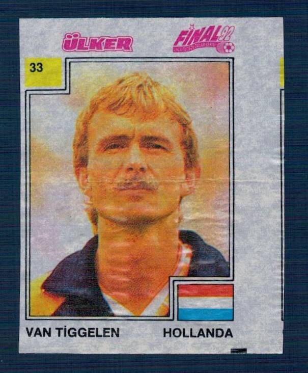 Final 92 (ÜLKER) Ünlü Futbolcular Serisi No 33 # SKZ2337 - 3