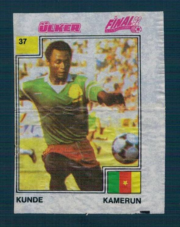 Final 92 (ÜLKER) Ünlü Futbolcular Serisi No 37 # SKZ2340 - 1