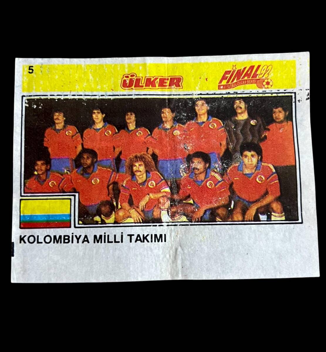 Final 92 (ÜLKER) Ünlü Futbolcular Serisi No 5 # SKZ1933 - 1
