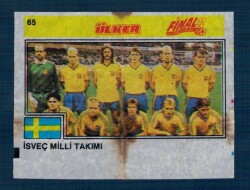 Final 92 (ÜLKER) Ünlü Futbolcular Serisi No 65 # SKZ2346 - 3