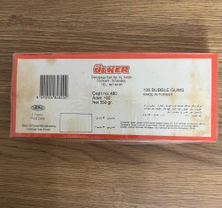 FİNAL 93 - ÜLKER FİNAL (ÜLKER) 1992 Şekerli Sakız Açılmamış Kutu # SKZ1832 - 8