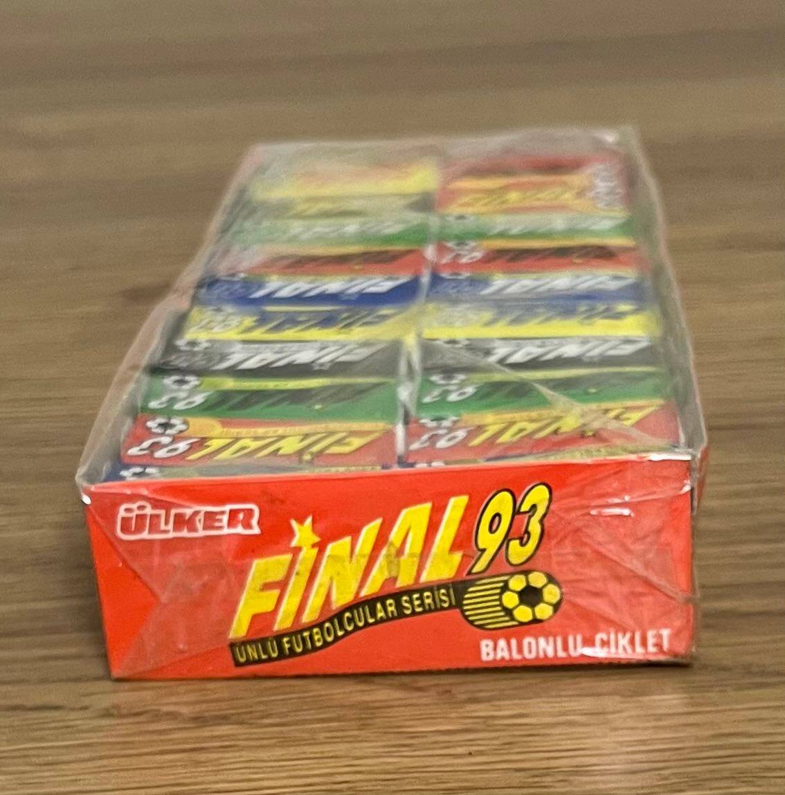 FİNAL 93 - ÜLKER FİNAL (ÜLKER) 1992 Şekerli Sakız Açılmamış Kutu # SKZ1832 - 6
