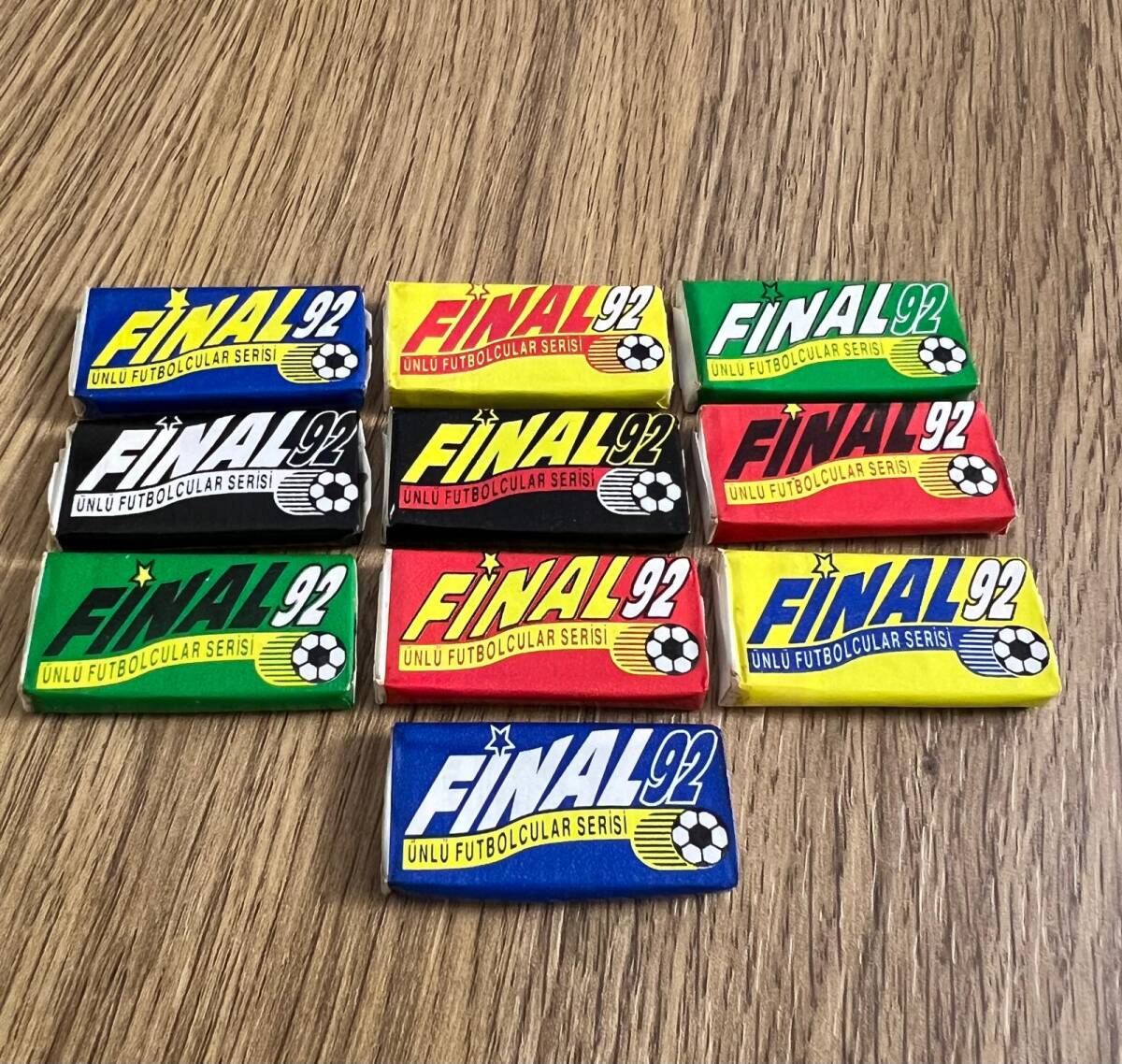FİNAL 92 (ÜLKER) Ünlü Futbolcular Serisi Ful Set# SKZ1843 - 7