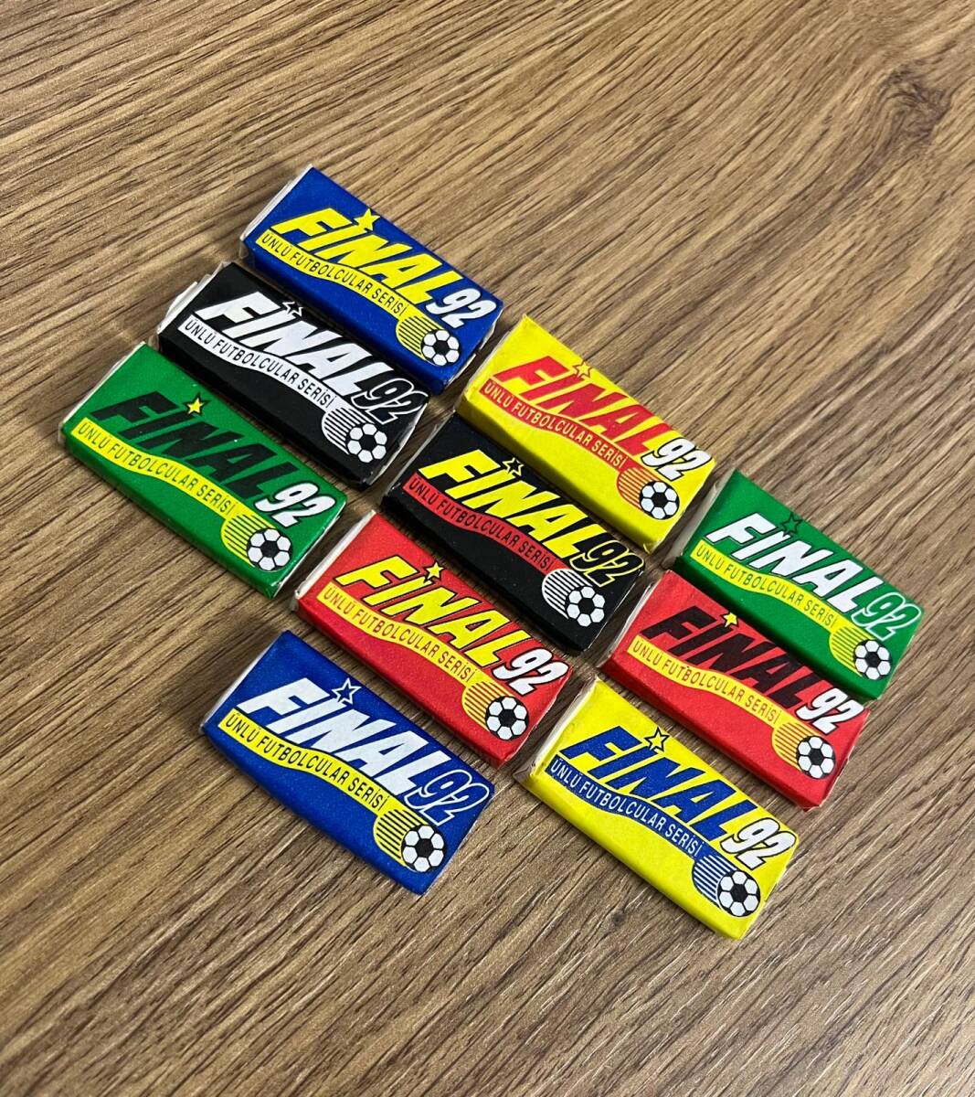 FİNAL 92 (ÜLKER) Ünlü Futbolcular Serisi Ful Set# SKZ1843 - 2