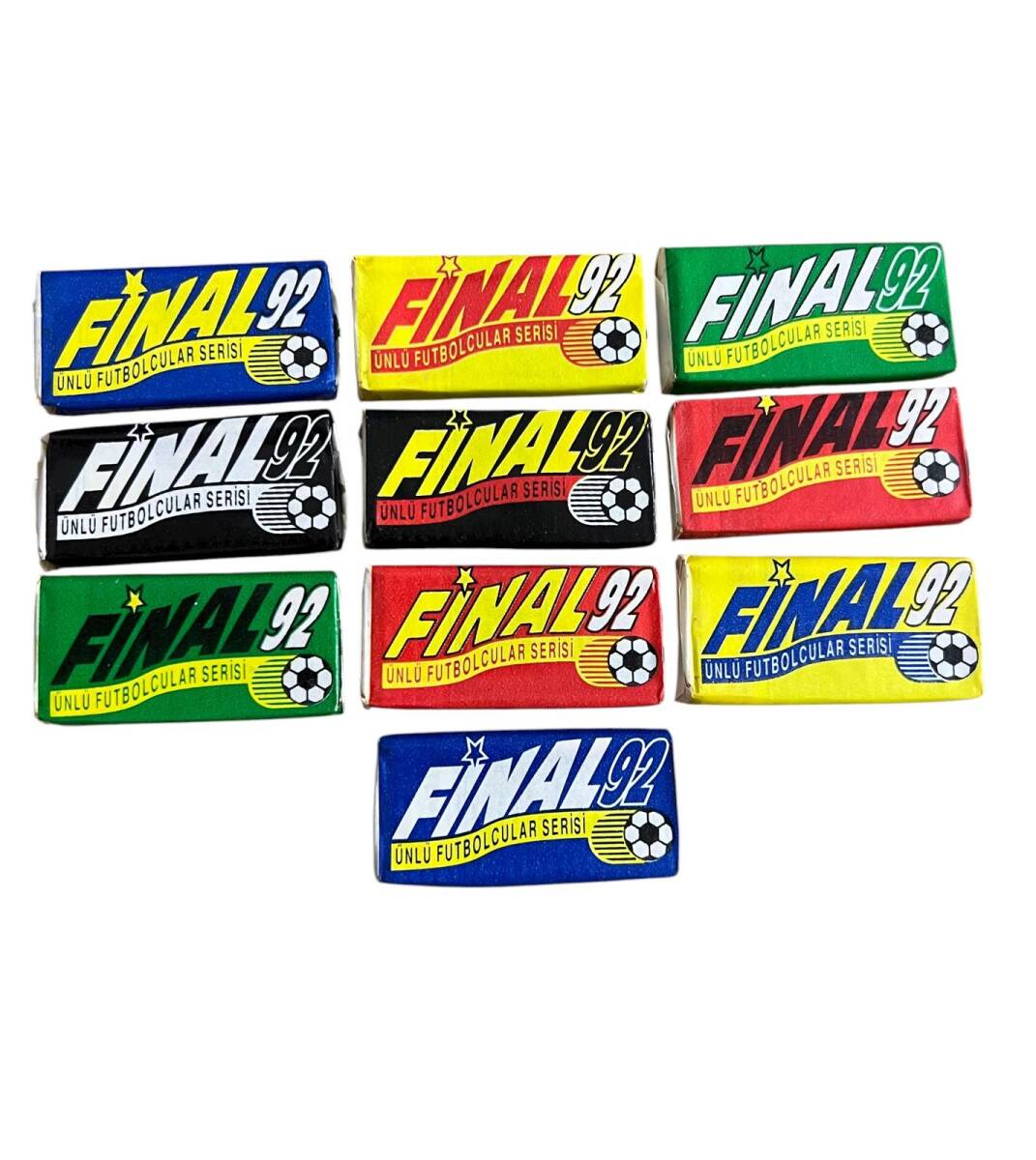 FİNAL 92 (ÜLKER) Ünlü Futbolcular Serisi Ful Set# SKZ1843 - 1