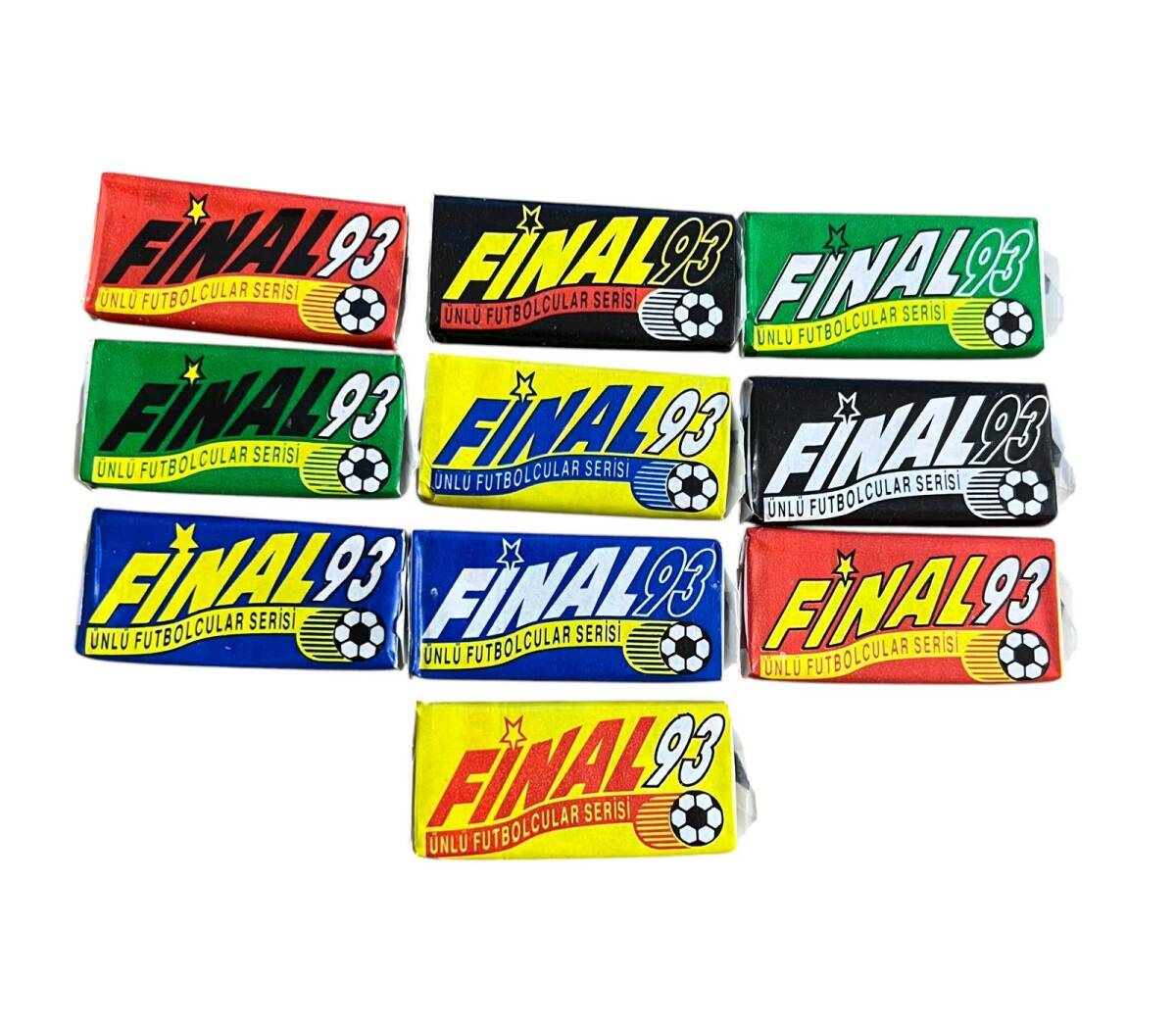 FİNAL 93 (ÜLKER) Ünlü Futbolcular Serisi Ful Set# SKZ1840 - 1