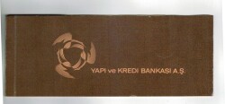 Finans - 1975 Yapı ve Kredi Bankası Çek Koçanı EFM1214 - 1
