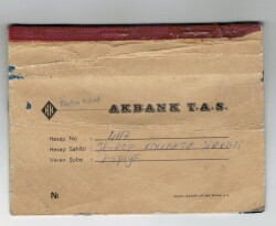 Finans - 1978 Akbank T.A.Ş. Çek Koçanı EFM1221 - 2