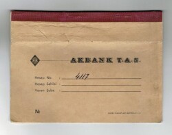 Finans - 1979 Akbank T.A.Ş. Çek Koçanı EFM1223 - 1