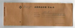 Finans - 1980 Akbank T.A.Ş. Çek Koçanı EFM1220 - 1