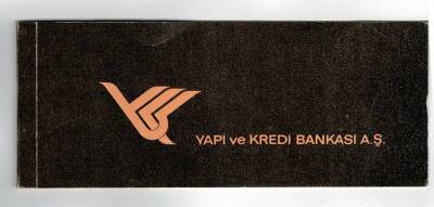 Finans - 1980 Yapı ve Kredi Bankası Çek Koçanı EFM1212 - 1
