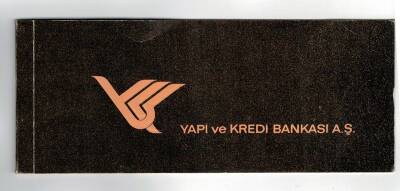 Finans - 1980 Yapı ve Kredi Bankası Çek Koçanı EFM1212 - 2