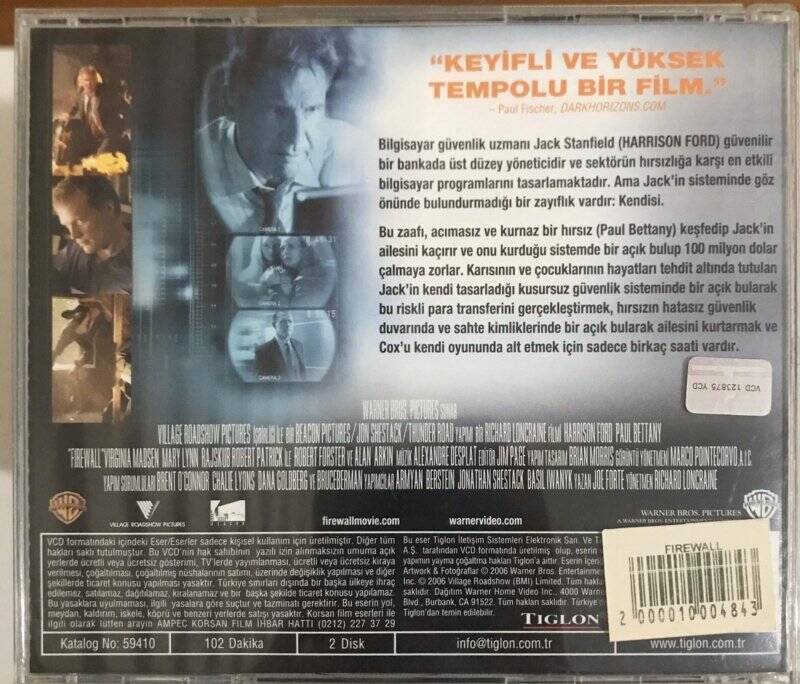 Firewall VCD Film VCD7011 - 2