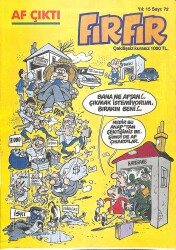 Fırfır Mizah Dergisi Sayı 72 15 Nisan 1991 NDR82397 - Gökçekoleksiyon